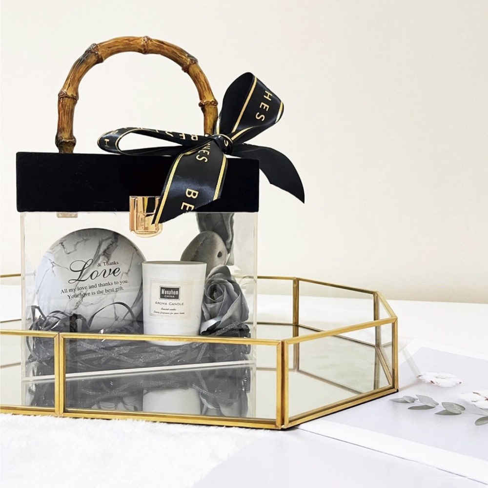 【GIFTME5台灣出貨】伴手禮 壓克力高級質感禮盒 母親節 婚禮小物 情人節 禮物盒 生日禮物 閨蜜 伴娘-細節圖10