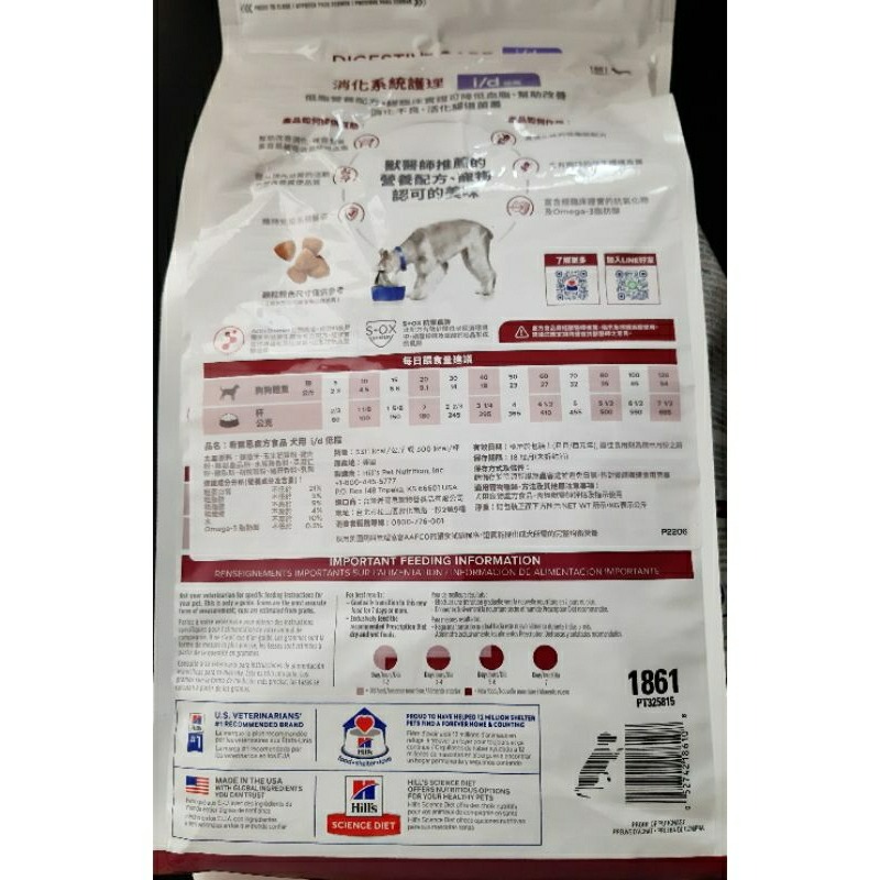 希爾思1861 犬 i/d Low Fat 8.5lb 狗 id低脂8.5磅-細節圖3