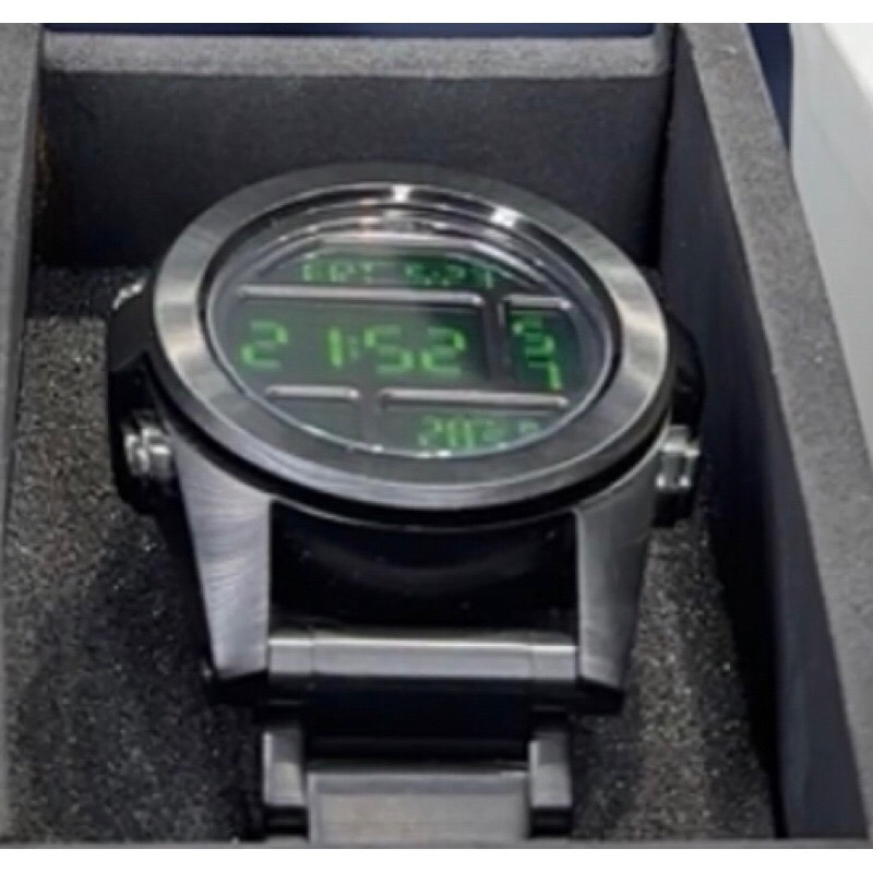 調整收藏~ 讓藏優惠 全新品~NIXON  (黑鋼）衝浪 冷光數位錶  A360 032-細節圖2