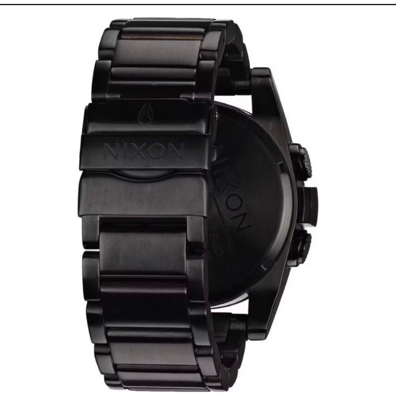 調整收藏~ 讓藏優惠 全新品~NIXON  (黑鋼）衝浪 冷光數位錶  A360 032-細節圖5