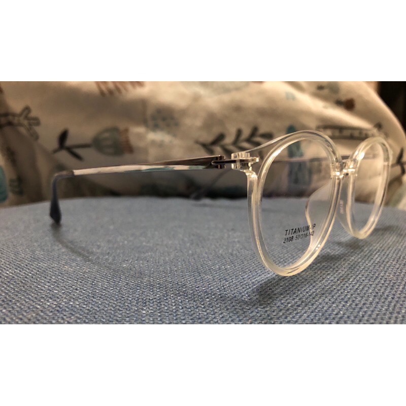 型號 2108 （銀色）鈦金屬鏡腳光學眼鏡-細節圖2