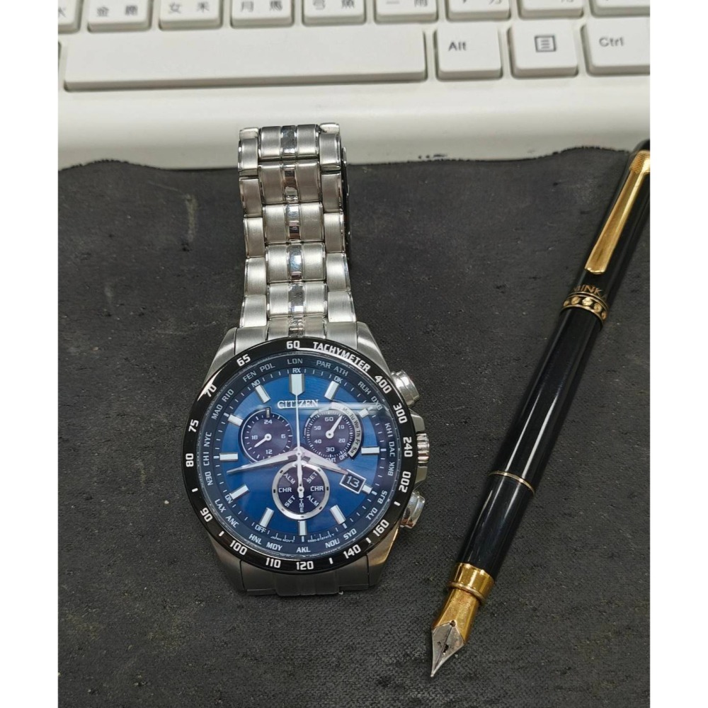 調整收藏~ 讓藏不議價～優惠~ CITIZEN星辰 Gents系列E660-S119936光動能五局電波男錶 藍寶石鏡面-細節圖2
