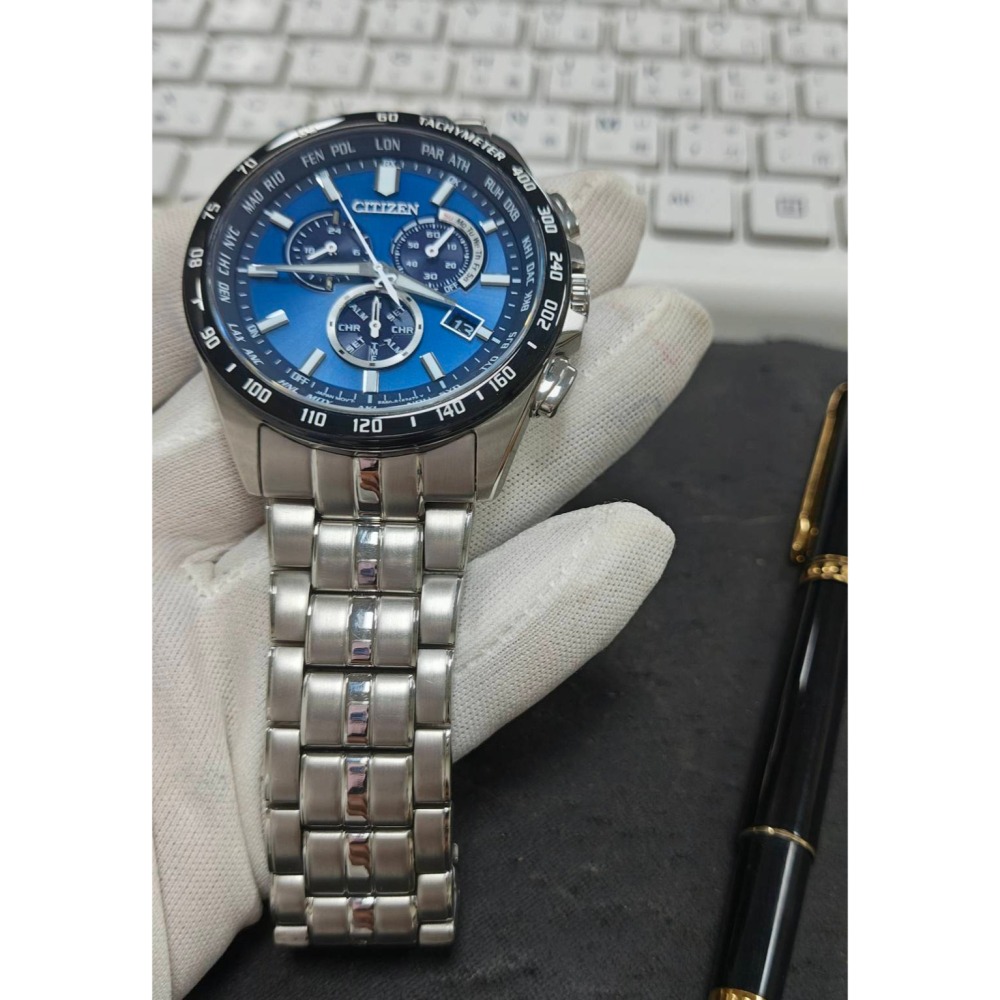 調整收藏~ 讓藏不議價～優惠~ CITIZEN星辰 Gents系列E660-S119936光動能五局電波男錶 藍寶石鏡面-細節圖3