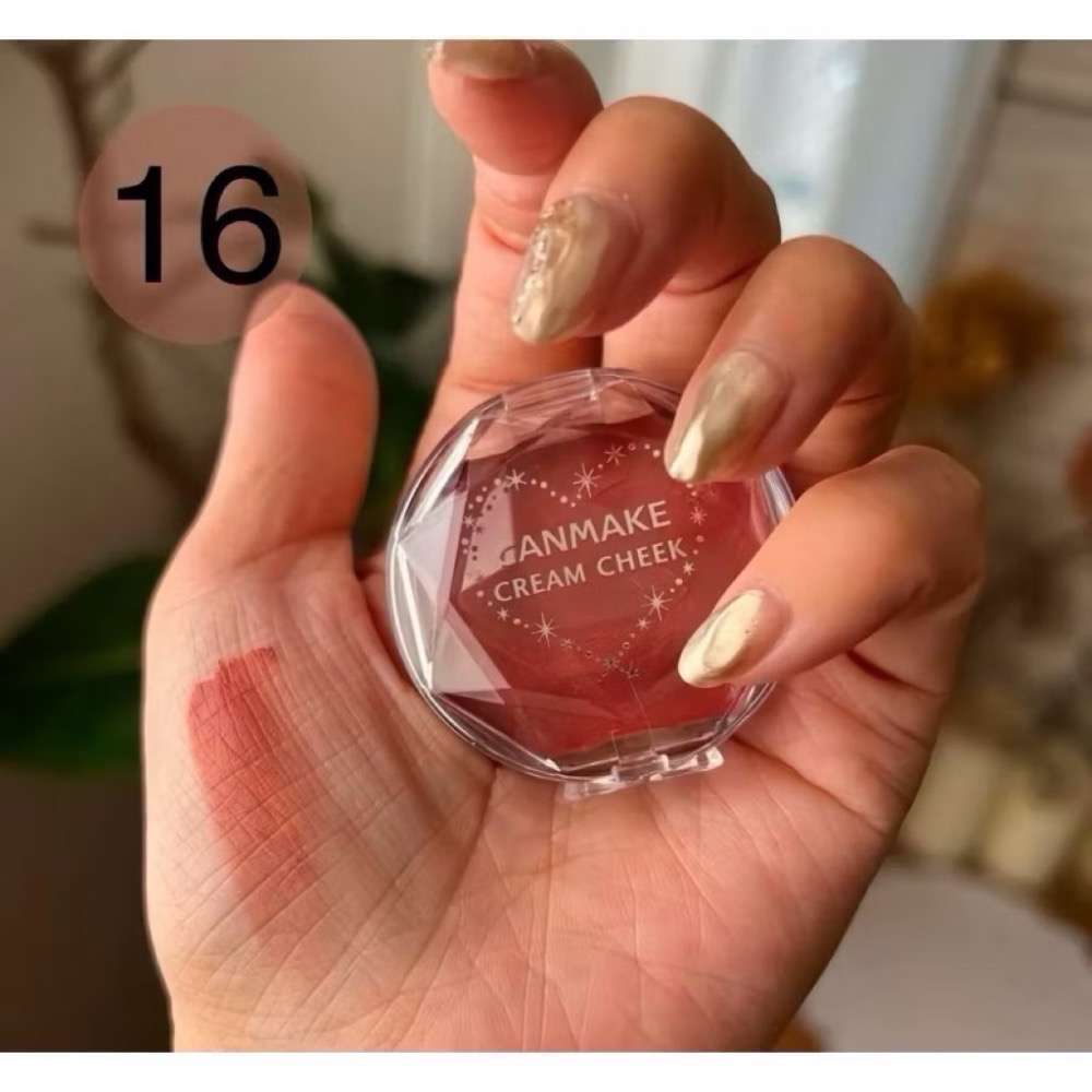 日本直送🌸在台現貨🌸CANMAKE 腮紅霜 水潤柔光腮紅霜 水潤柔霧腮紅霜-細節圖3