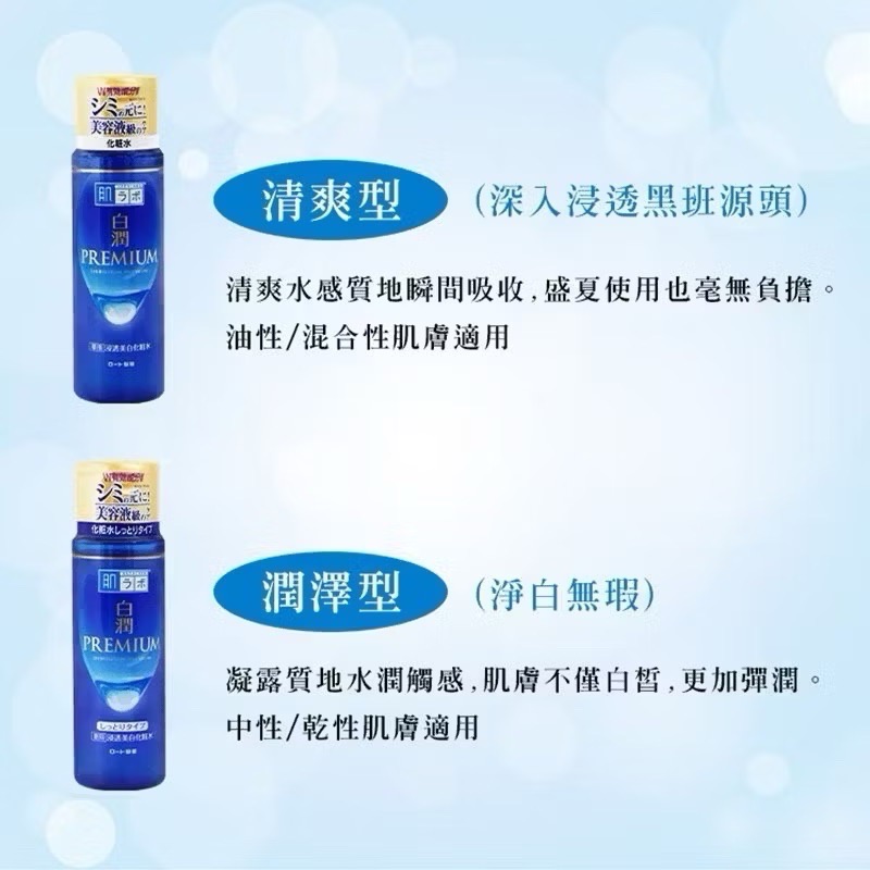 日本直送🌸在台現貨🌸ROHTO 肌研 極潤／白潤 化粧水 170ml-細節圖2