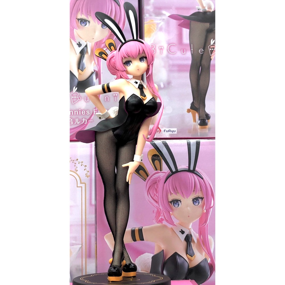 景品 FURYU 初音未來 BiCute Bunnies 巡音流歌 黑色兔女郎-細節圖5