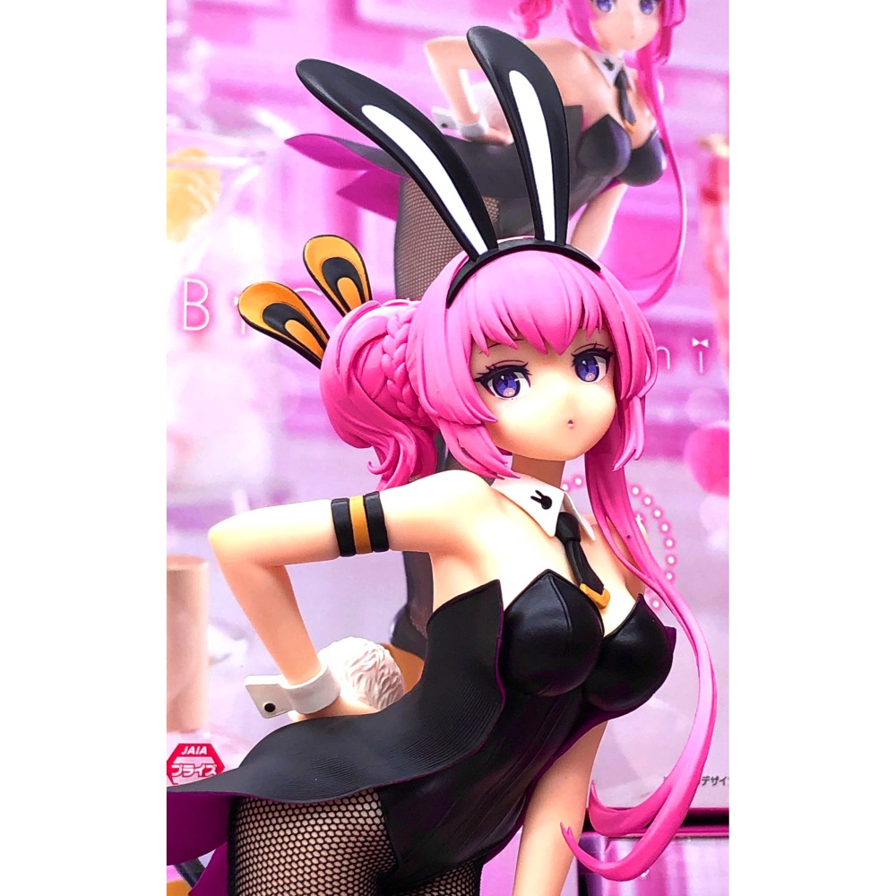 景品 FURYU 初音未來 BiCute Bunnies 巡音流歌 黑色兔女郎-細節圖7
