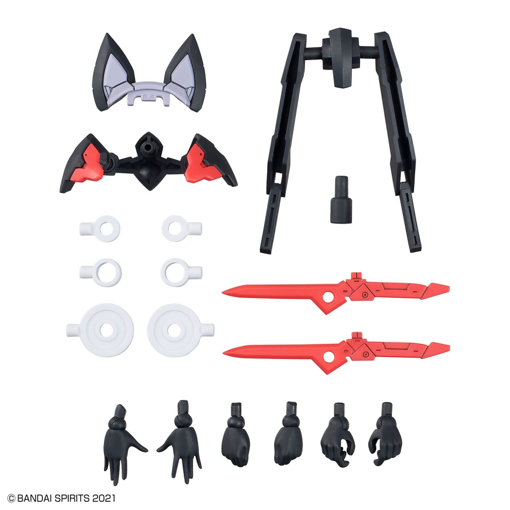 組裝模型 BANDAI 30MS系列 組裝少女輕作戰 SIS-K00 蜜可露露[顏色B]-細節圖9