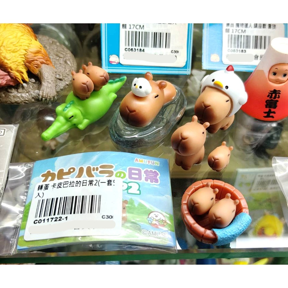 轉蛋  AMUFUN 卡皮巴拉的日常2(套5入)  300日幣-細節圖2
