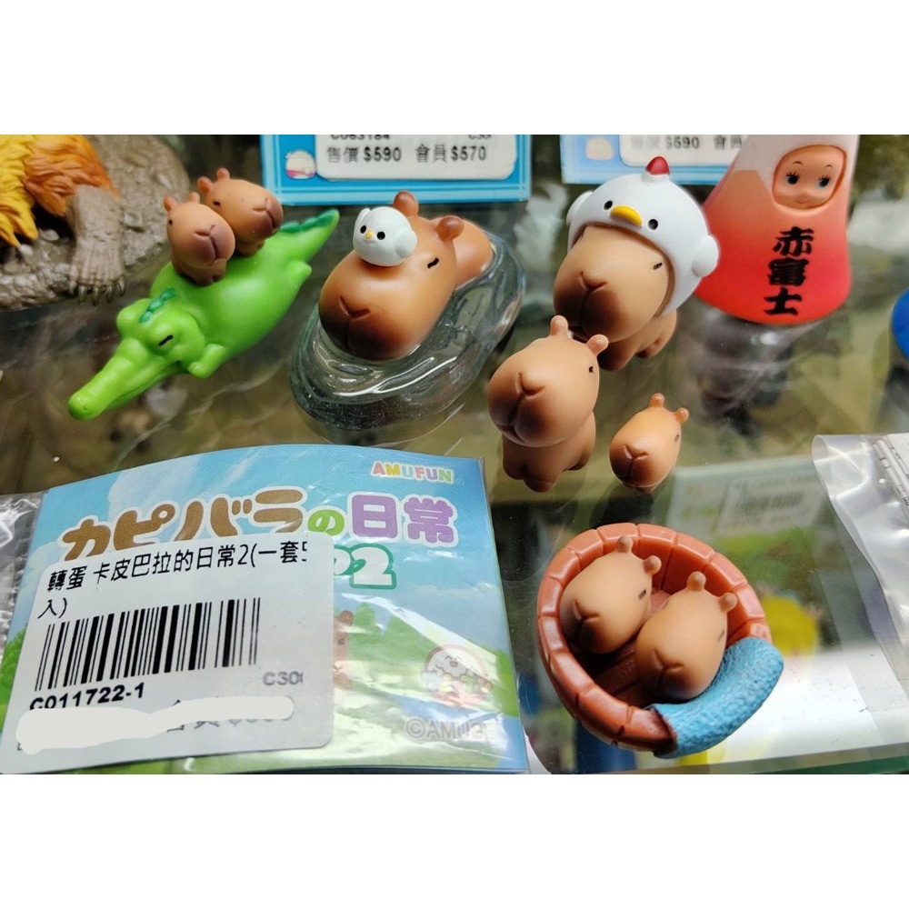 轉蛋  AMUFUN 卡皮巴拉的日常2(套5入)  300日幣-細節圖9