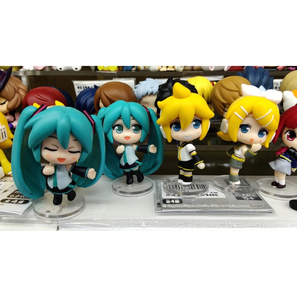 轉蛋 TAKARA 初音未來 回頭公仔 (套4入) 400日幣-細節圖2