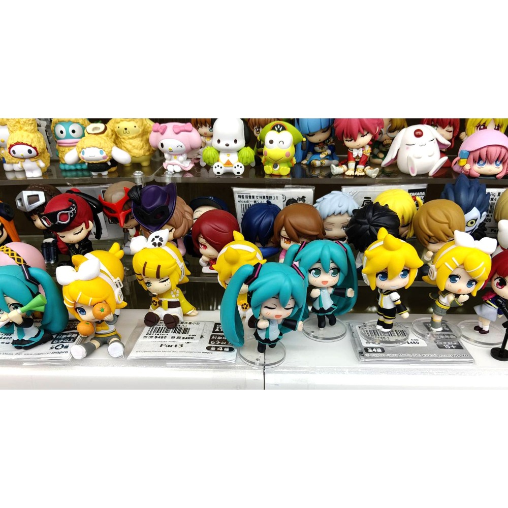 轉蛋 TAKARA 初音未來 回頭公仔 (套4入) 400日幣-細節圖7