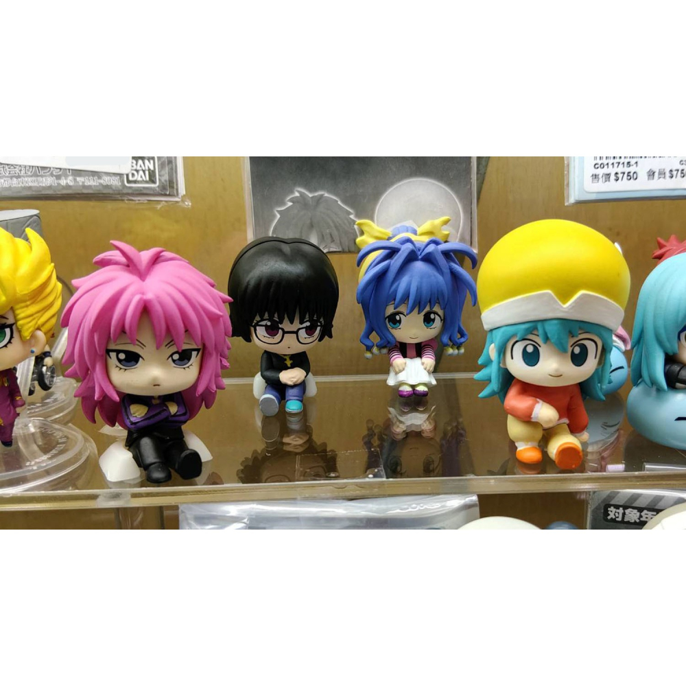 轉蛋 BANDAI HUNTER×HUNTER 獵人 坐姿隊 GIRL(套4入) 500日幣-細節圖2