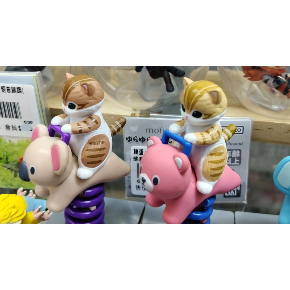 轉蛋 BANDAI mofusand 貓福珊迪 搖搖貓貓(套3入)  500日幣(僅剩圖片展示品)-細節圖4