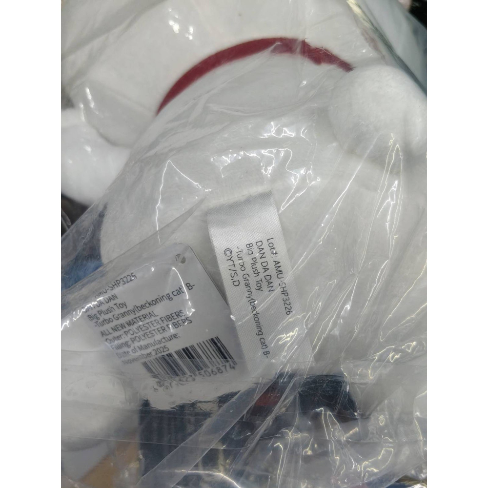 景品 FURYU 膽大黨 Big 絨毛娃娃 高速婆婆(招財貓) B款-細節圖8