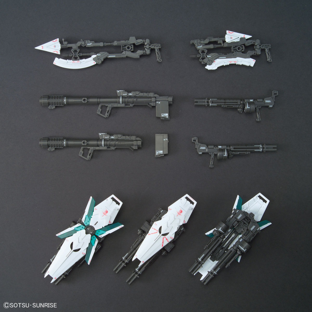 組裝模型 BANDAI RG-30 全裝備型 獨角獸鋼彈 (鋼彈UC)-細節圖5