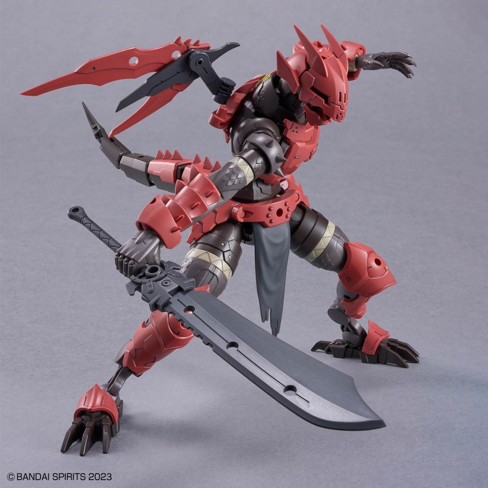 組裝模型 BANDAI 30MF系列 組裝奇幻輕作戰 龍人騎士-細節圖5