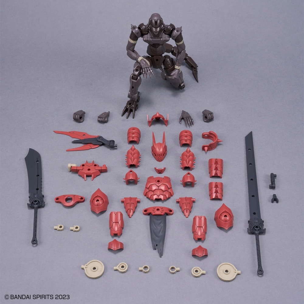 組裝模型 BANDAI 30MF系列 組裝奇幻輕作戰 龍人騎士-細節圖7