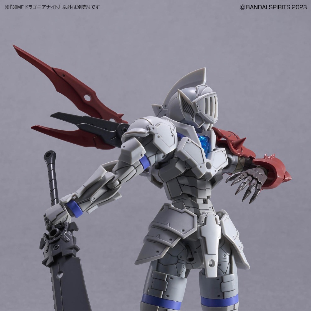 組裝模型 BANDAI 30MF系列 組裝奇幻輕作戰 龍人騎士-細節圖8
