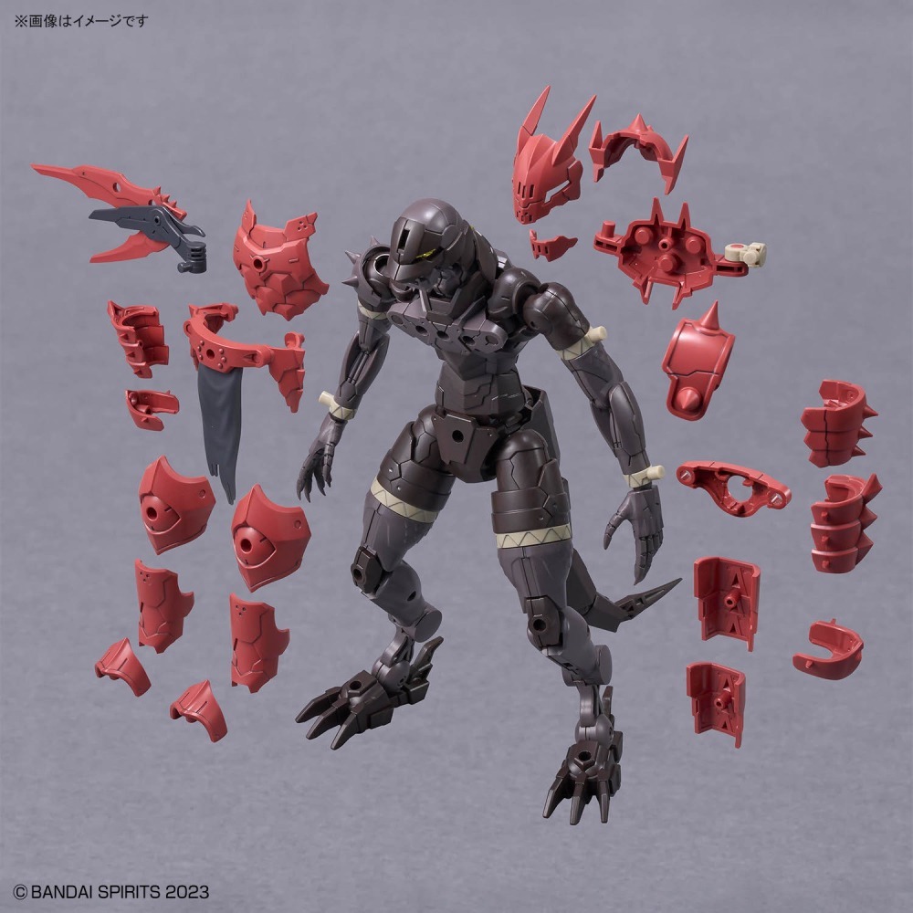 組裝模型 BANDAI 30MF系列 組裝奇幻輕作戰 龍人騎士-細節圖9