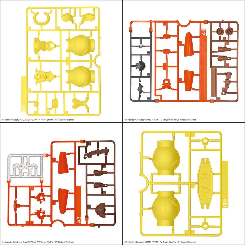 組裝模型 BANDAI 寶可夢 PLAMO 收藏集 58 精選系列 紅蓮鎧騎-細節圖9