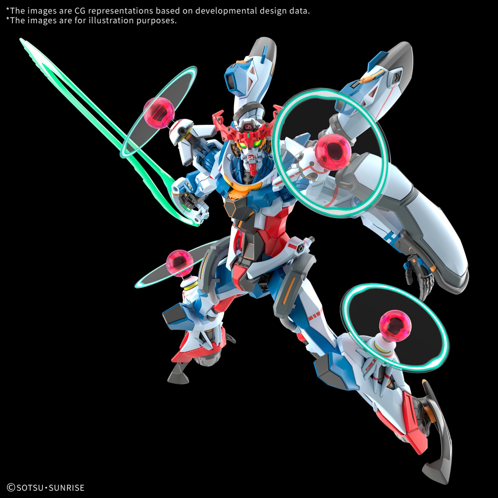 組裝模型 BANDAI HG 1/144 GQuuuuuuX(恩底彌翁裝置覺醒時)-細節圖9