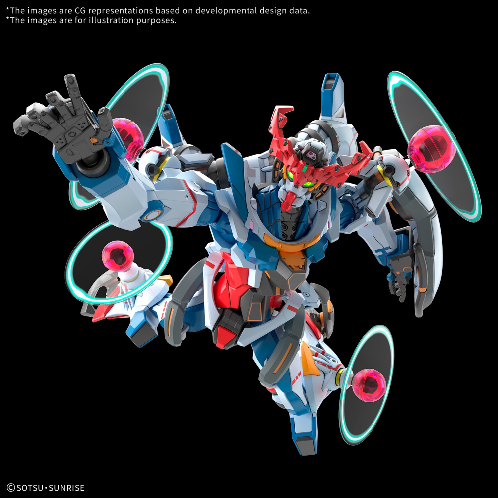 組裝模型 BANDAI HG 1/144 GQuuuuuuX(恩底彌翁裝置覺醒時)-細節圖10