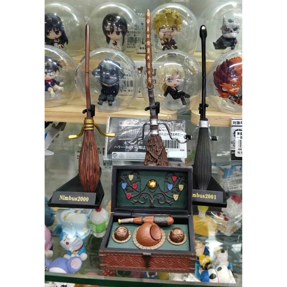 轉蛋 TAKARA 哈利波特 魔法掃把 (套4入) 400日幣-細節圖2