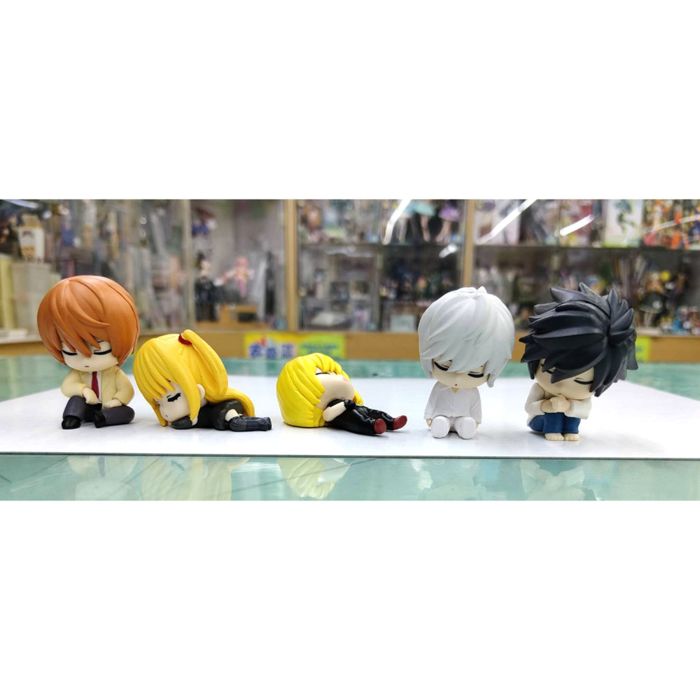 轉蛋 BANDAI DEATH NOTE 死亡筆記本 睡覺覺隊(套5入) 500日幣-細節圖2