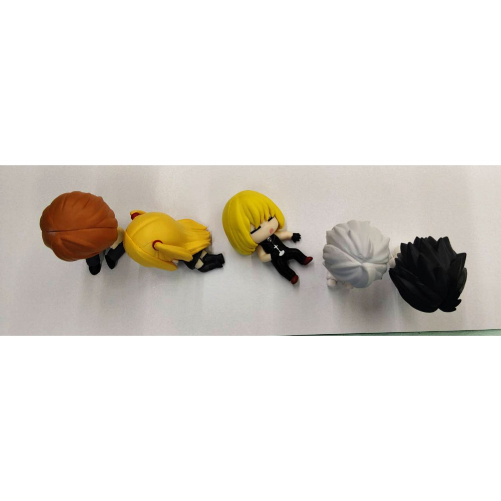 轉蛋 BANDAI DEATH NOTE 死亡筆記本 睡覺覺隊(套5入) 500日幣-細節圖6
