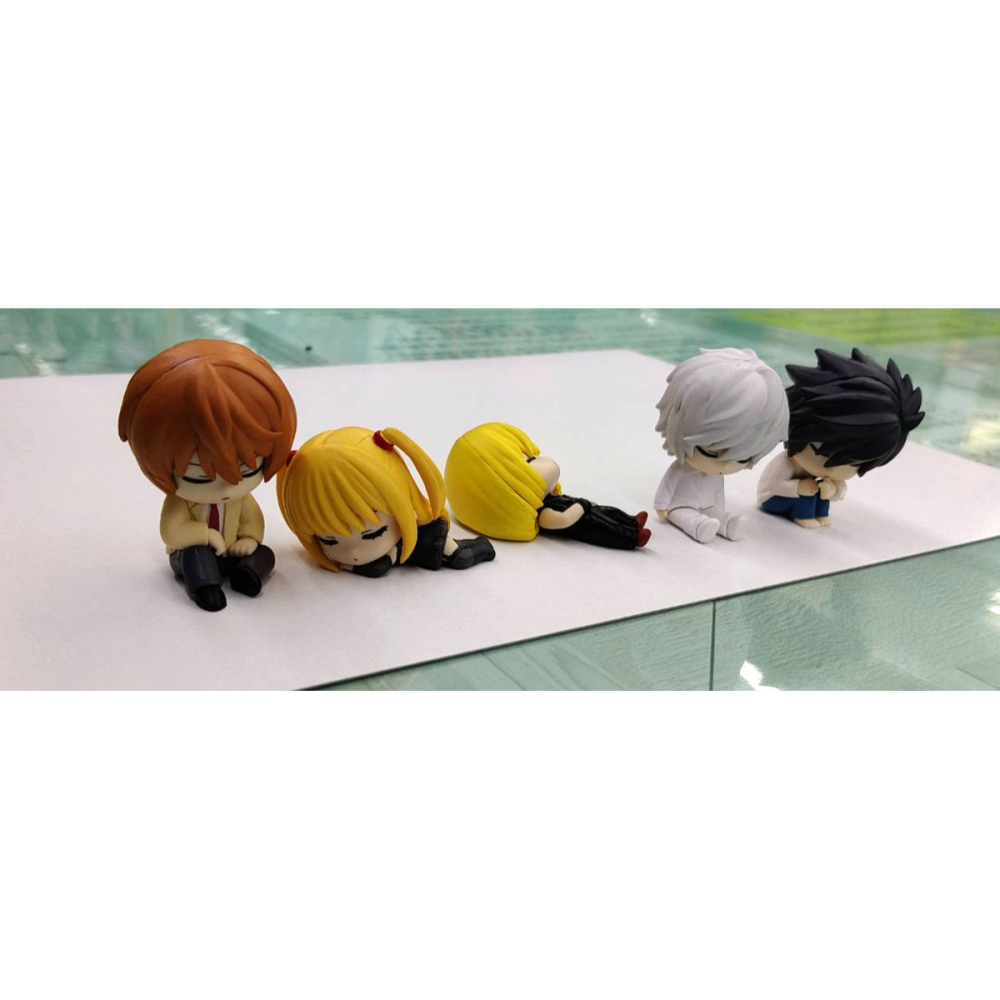 轉蛋 BANDAI DEATH NOTE 死亡筆記本 睡覺覺隊(套5入) 500日幣-細節圖7