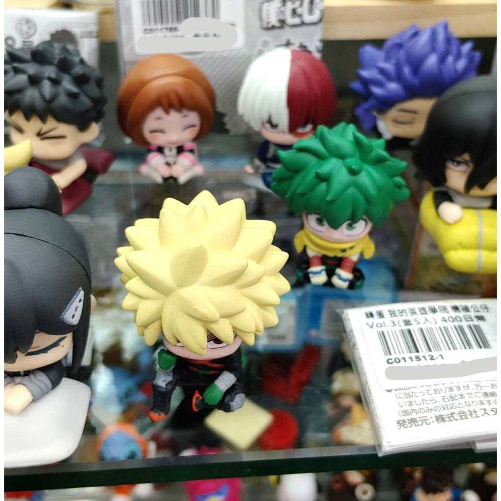轉蛋 BANDAI 我的英雄學院 坐姿隊 (套4入) 400日幣-細節圖2