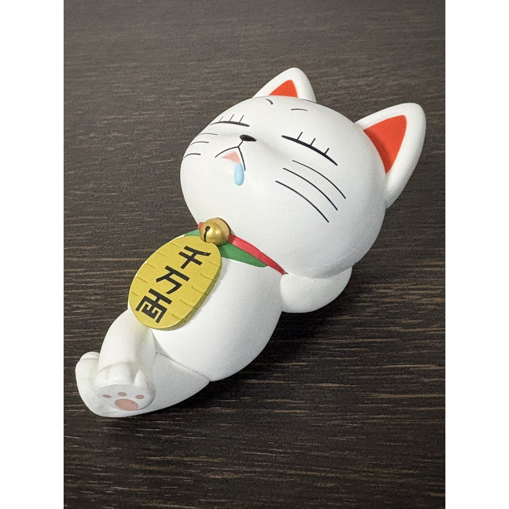 景品 FURYU 膽大黨 泡麵杯蓋 高速婆婆(招財貓)-細節圖3