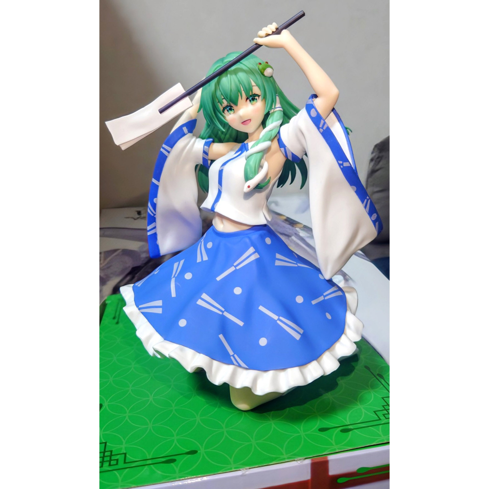 景品 FURYU 東方Project 泡麵杯蓋公仔 東風谷早苗-細節圖3