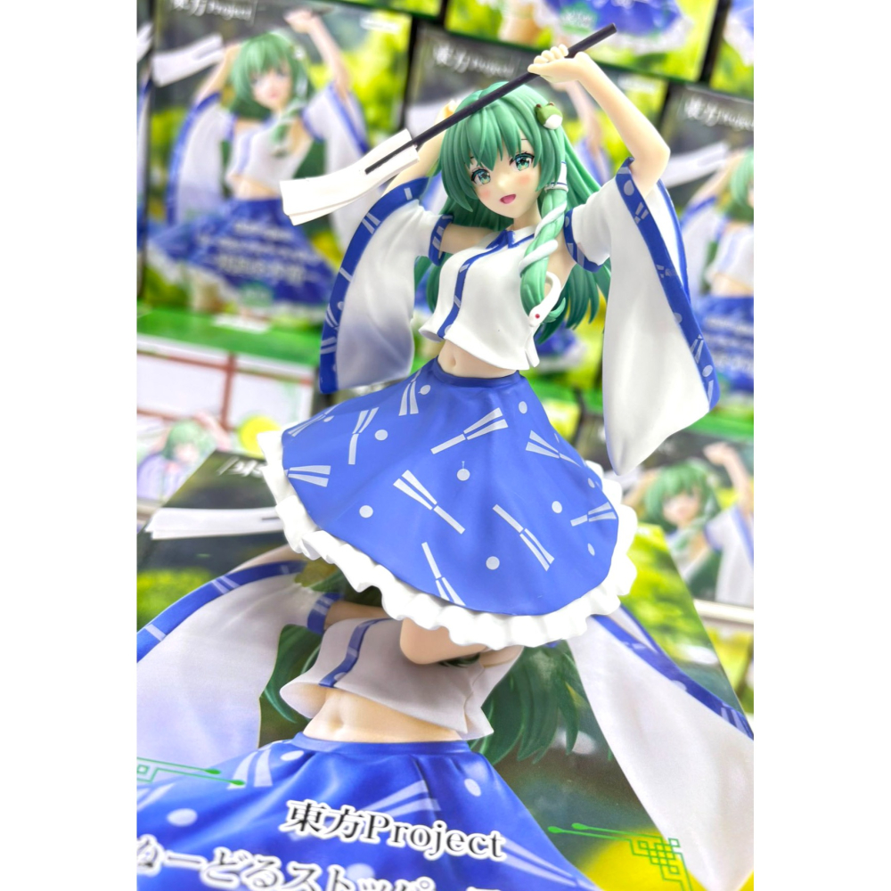 景品 FURYU 東方Project 泡麵杯蓋公仔 東風谷早苗-細節圖4