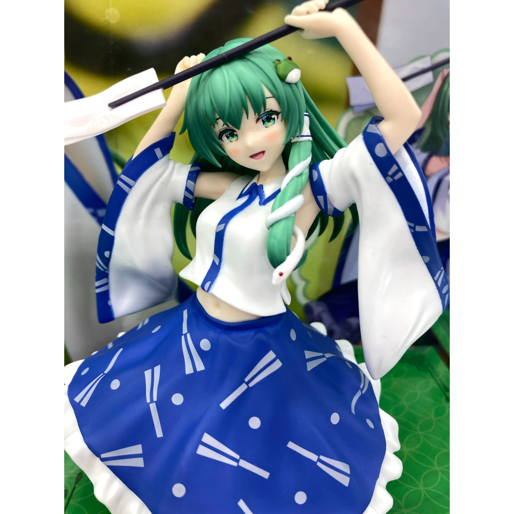 景品 FURYU 東方Project 泡麵杯蓋公仔 東風谷早苗-細節圖5