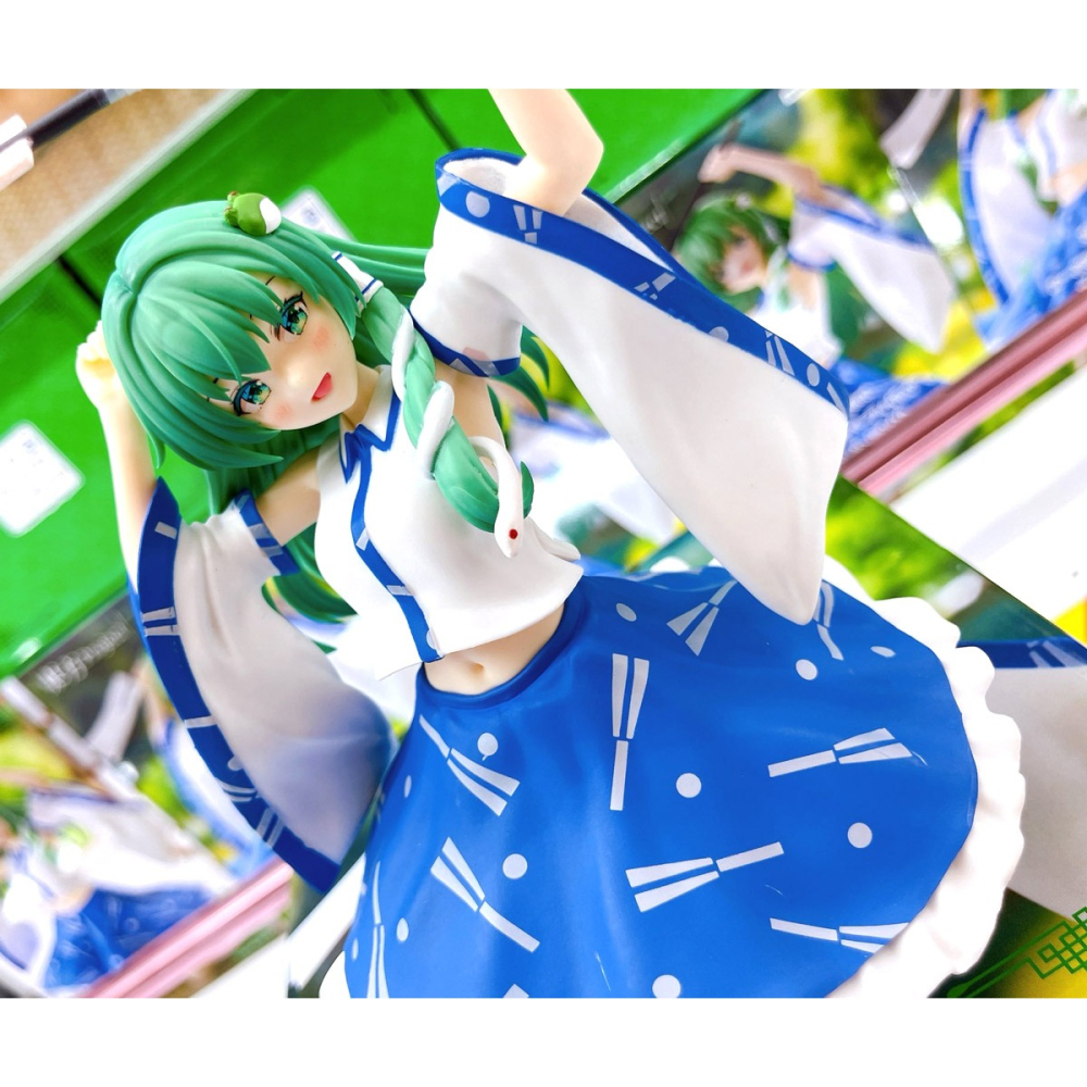 景品 FURYU 東方Project 泡麵杯蓋公仔 東風谷早苗-細節圖6