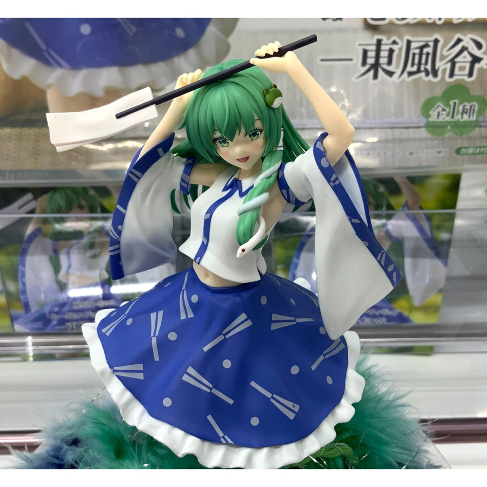 景品 FURYU 東方Project 泡麵杯蓋公仔 東風谷早苗-細節圖7