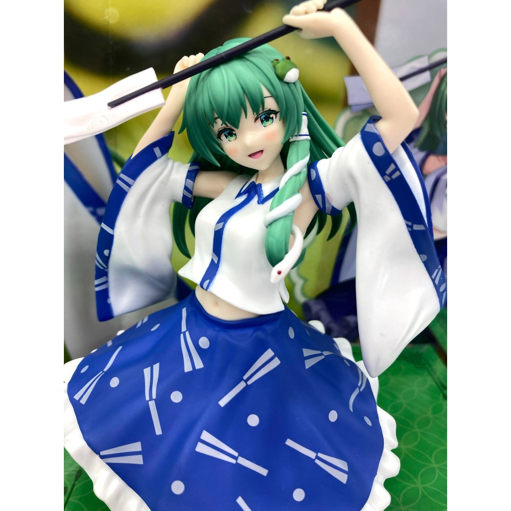 景品 FURYU 東方Project 泡麵杯蓋公仔 東風谷早苗-細節圖5