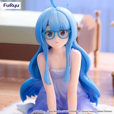 景品 FURYU 紫雲寺家的兄弟姊妹 泡麵杯蓋公仔 紫雲寺清葉-細節圖2