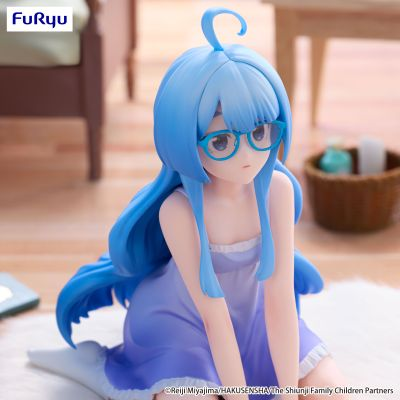 景品 FURYU 紫雲寺家的兄弟姊妹 泡麵杯蓋公仔 紫雲寺清葉-細節圖3