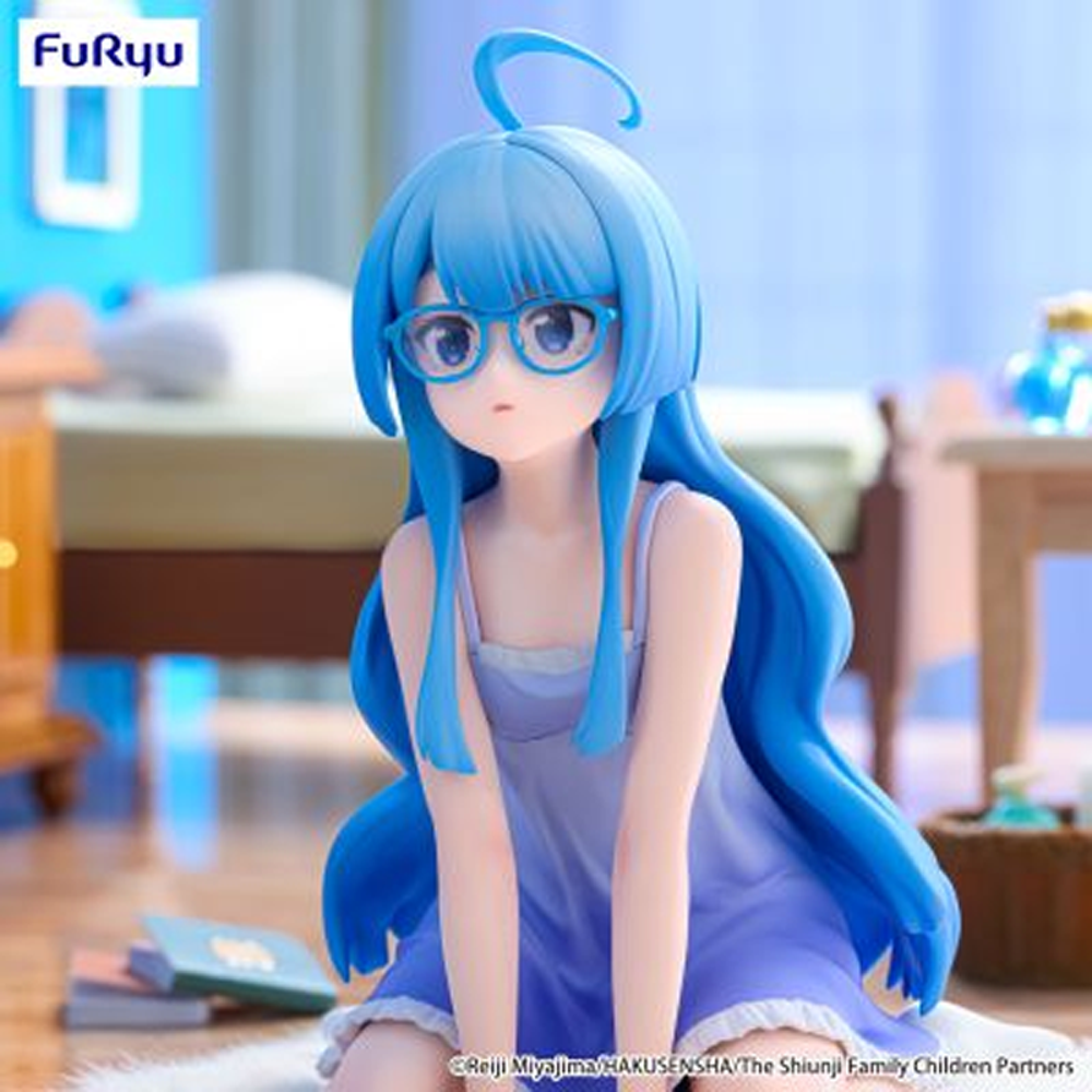 景品 FURYU 紫雲寺家的兄弟姊妹 泡麵杯蓋公仔 紫雲寺清葉-細節圖4