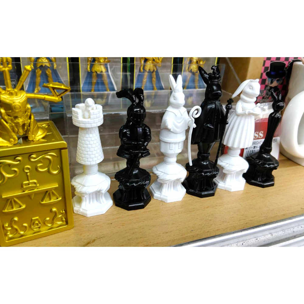 轉蛋 BRIGHT LINK 兔子西洋棋 (套6入) 400日幣-細節圖2