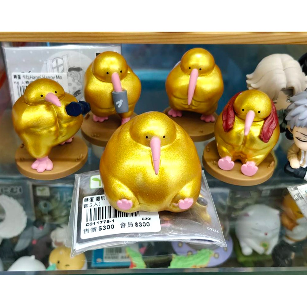 轉蛋 YELL 爆肌奇異鳥 GOLDEN (套5入) 200日幣(僅剩展示品)-細節圖2