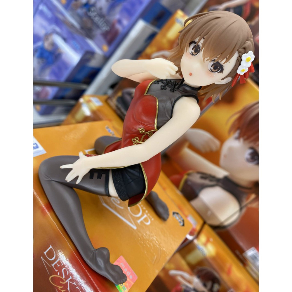 景品 TAITO 科學超電磁砲 Desktop Cute 御坂美琴 中華旗袍ver.-細節圖5