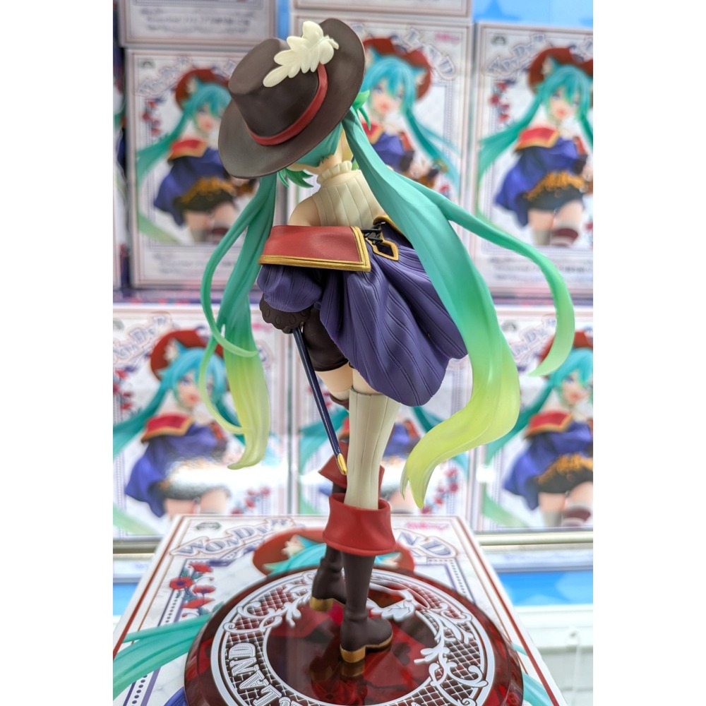 景品 TAITO 初音未來 Wonderland 穿長靴的貓-細節圖8