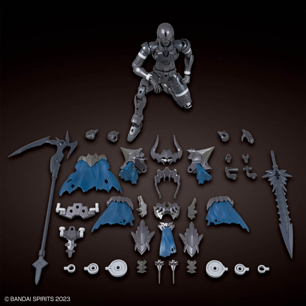 組裝模型 BANDAI 30MF系列 組裝奇幻輕作戰 死靈騎士-細節圖7