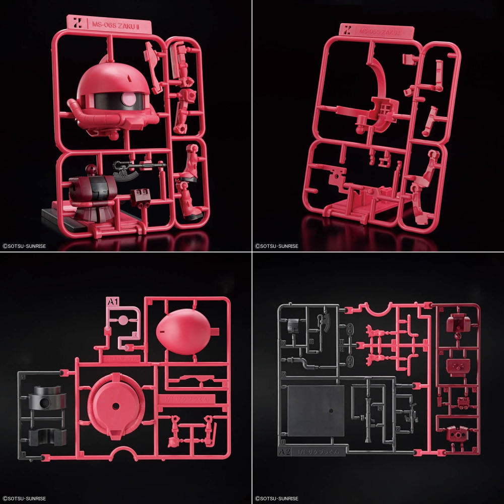 組裝模型 BANDAI 1/1 夏亞薩克君 DX套組(附框架Ver.重現零件)-細節圖4