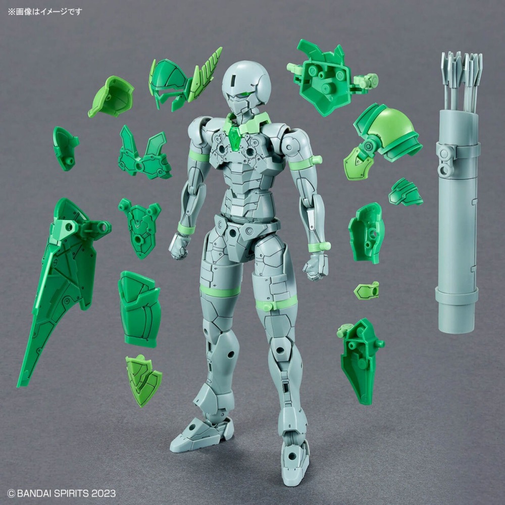 組裝模型 BANDAI 30MF 組裝奇幻輕作戰 里博弓兵-細節圖2