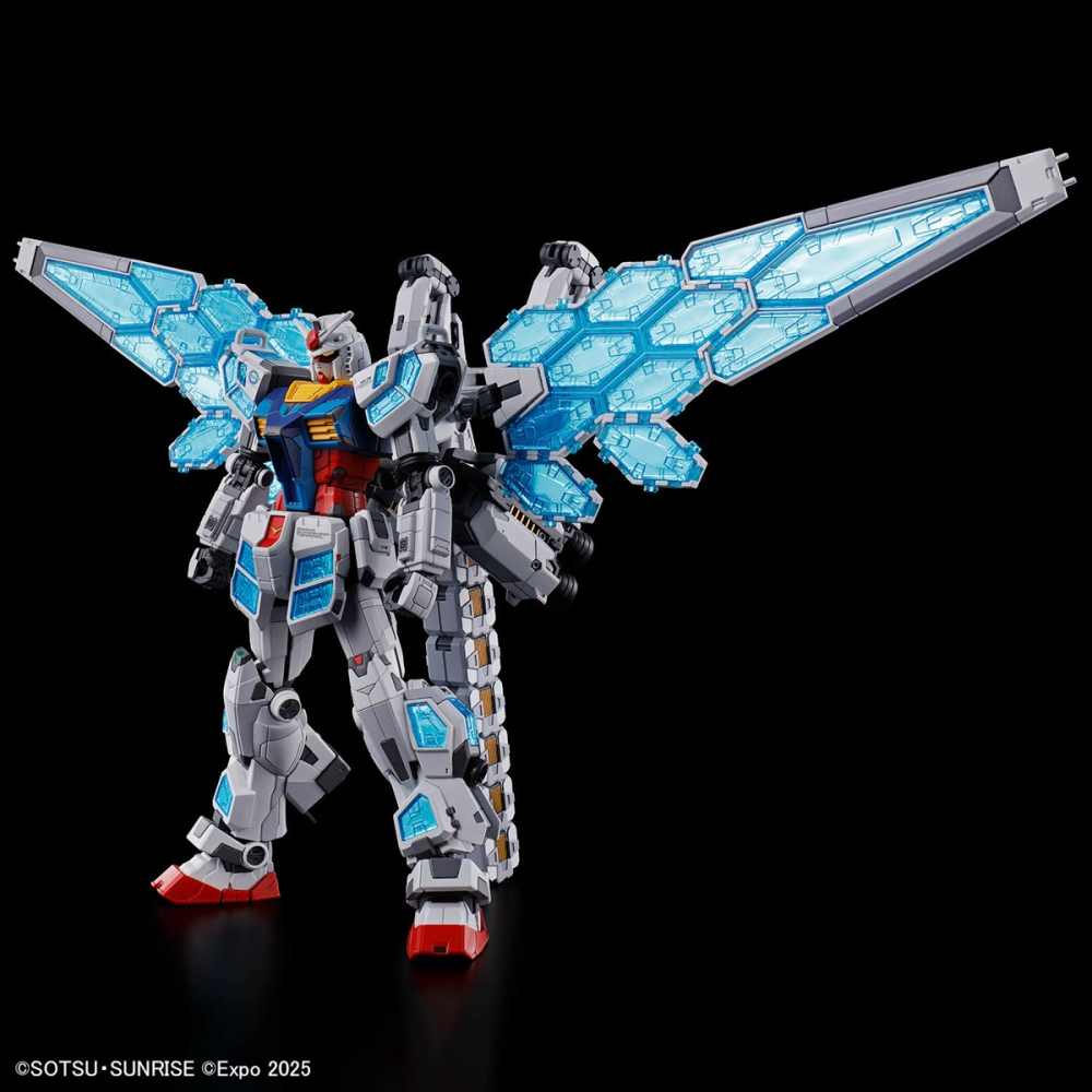 組裝模型 BANDAI 1/144 RX-78F00/E 鋼彈 (EX-001 玻璃之翼裝備)-細節圖2